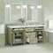James Martin Vanities 72'' Double Vanity, Whitewashed Oak w/ 3 CM Ethereal Noctis Quartz Top 424-V72-WWO-3ENC - alternate 5
